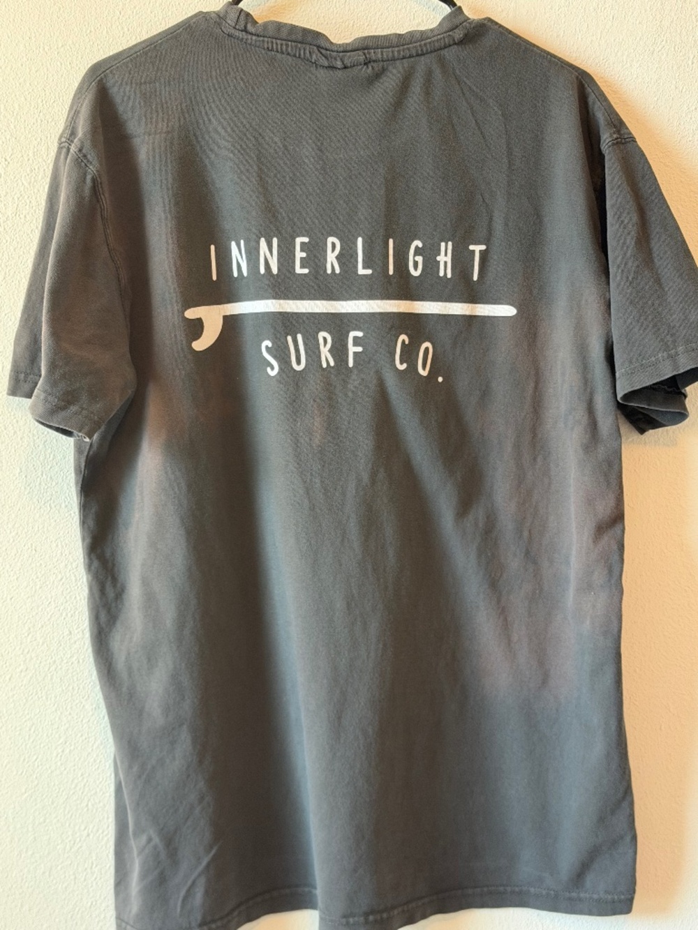 Distressed Innerlight Surf T. Local Brand. Pensacola.